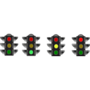 download Traffic Signal clipart image with 0 hue color