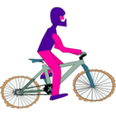 download Bicycle Philippe Colin 01 clipart image with 270 hue color