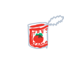 download Tomato Can clipart image with 0 hue color