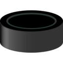 download Hockey Puck clipart image with 315 hue color