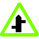 download Roadsign Staggered clipart image with 90 hue color