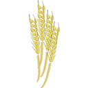 download Wheat clipart image with 0 hue color