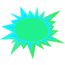 download Hot Sun Icon clipart image with 135 hue color