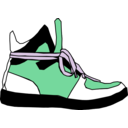 download Sideview Sneaker clipart image with 90 hue color