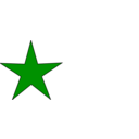 download Esperanto Star clipart image with 0 hue color