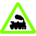 download Roadsign Train clipart image with 90 hue color