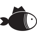 download Kitchen Icon Fish clipart image with 0 hue color