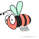 download Bee3 Mimooh 01 clipart image with 315 hue color
