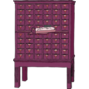 download Card Catalog clipart image with 315 hue color