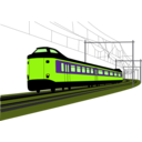 download Dutch Train clipart image with 45 hue color