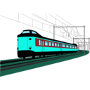 download Dutch Train clipart image with 135 hue color