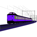 download Dutch Train clipart image with 225 hue color