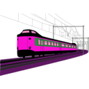download Dutch Train clipart image with 270 hue color