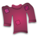 download Worn Out Sweater clipart image with 315 hue color