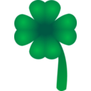 download Clover Four Leaf clipart image with 45 hue color