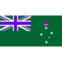 download Flag Of Victoria Australia clipart image with 270 hue color