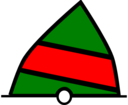 Conical Buoy Green Red Green