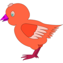 download Chicken 002 Figure Color clipart image with 315 hue color