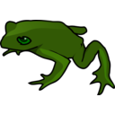 download Frog clipart image with 0 hue color