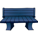 download Wooden Chair clipart image with 180 hue color