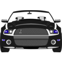 download Mustang Shelby Gt500 clipart image with 225 hue color