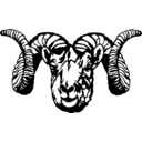 download Dall Sheep Ram Stylized clipart image with 0 hue color