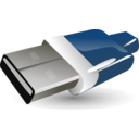 download Usb clipart image with 0 hue color