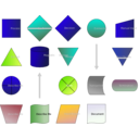 download Flowchart Symbols clipart image with 45 hue color