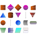 download Flowchart Symbols clipart image with 180 hue color