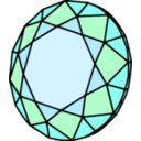 download Diamant clipart image with 315 hue color