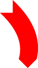 Arrow Down Red