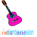 download Colombia Es Pasion clipart image with 315 hue color
