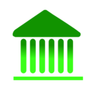 download Institution Icon clipart image with 270 hue color