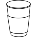 download Paper Coffee Cup clipart image with 135 hue color