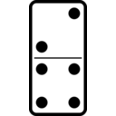 download Domino Set 15 clipart image with 0 hue color