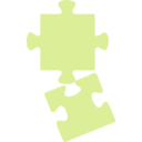 download Puzzle clipart image with 270 hue color