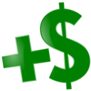 download Add Money clipart image with 0 hue color