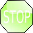 download Stop Sign clipart image with 90 hue color