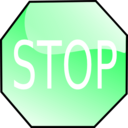 download Stop Sign clipart image with 135 hue color