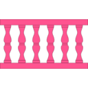 download Classical Balustrade clipart image with 315 hue color