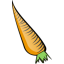 download Carrot1 clipart image with 0 hue color