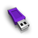 download Usb Stick 3d clipart image with 270 hue color