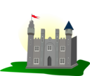 Castle With Flag