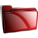 download Folder Icon Red Empty clipart image with 0 hue color