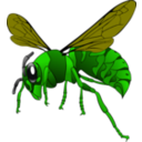 download Green Hornet clipart image with 0 hue color