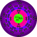 download Atome De Radon clipart image with 45 hue color