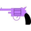 download Gun Pistol clipart image with 225 hue color