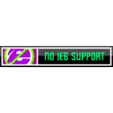 download No Ie6 Support clipart image with 90 hue color