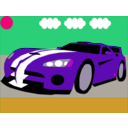 download Car Viper clipart image with 270 hue color