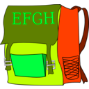 download Bag clipart image with 135 hue color
